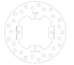 CC Products Disc Brake Rear YZ80/85 Cc, Cross-center Products 5100-38