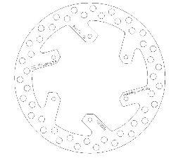 CC Products Disc Brake Rear YZ 98-01 Oem, Cross-center Products 5100-34