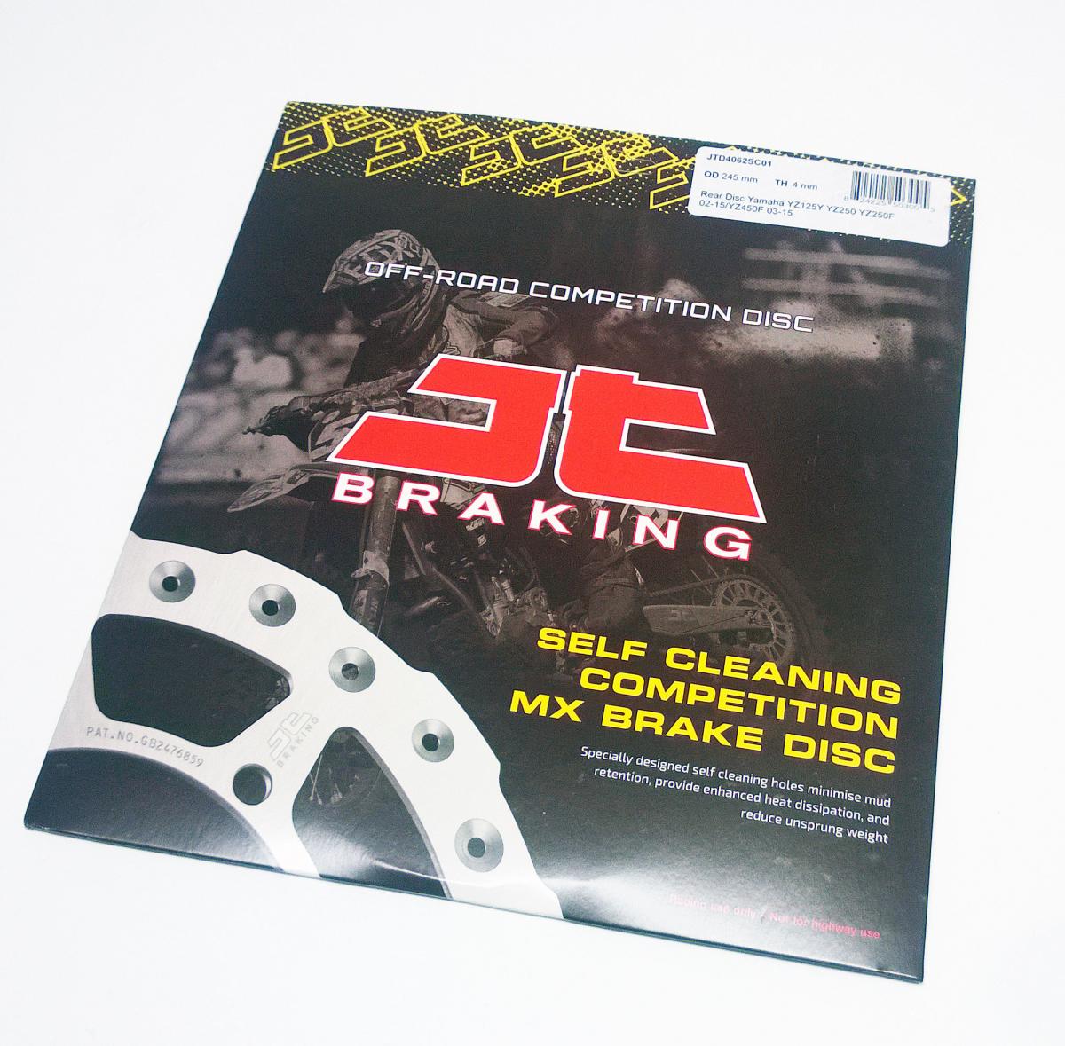 JT Disc Brake Rear YZ YZF Jt, Jtd4062sc01 Yamaha Wrf, Self-cleaning Holes