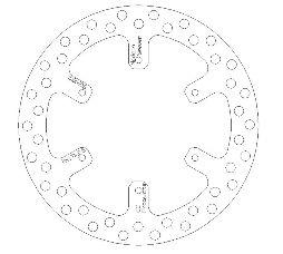 CC Products Disc Brake Rear YZ YZF Oem 02