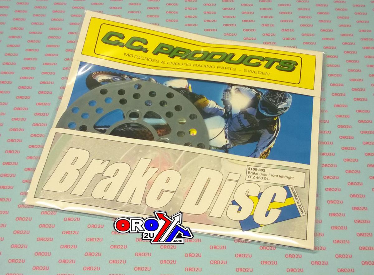 CC Products Disc Brake Front Yfz Round, Cross-center Product 5100-302