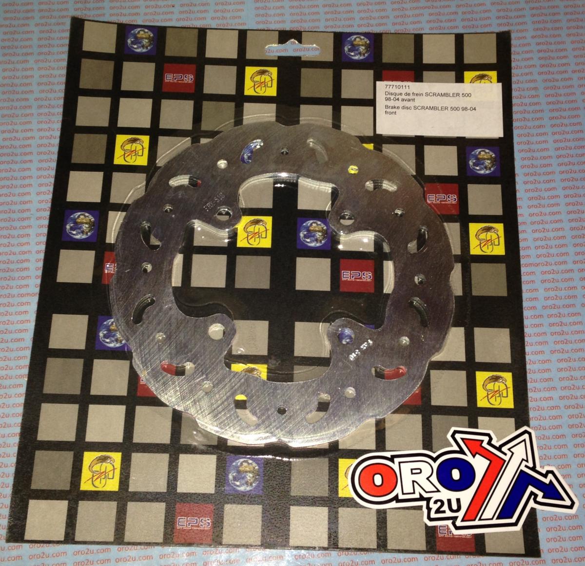 Dirt Racing Disc Brake Front Scrambler 500, Polaris 500 98-00, 5211869