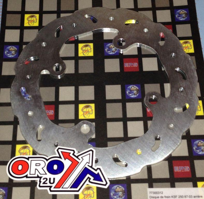 Dirt Racing Disc Brake Rear KSF250 87-03, 41080-1200 Kfx 250 Mojave, 40-349.DR