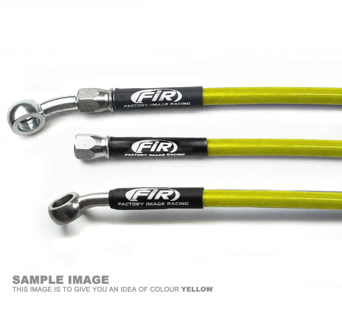 FIR HOSE FRONT BRAKE YELLOW / YEL, SUZUKI DR350E 1995-1998