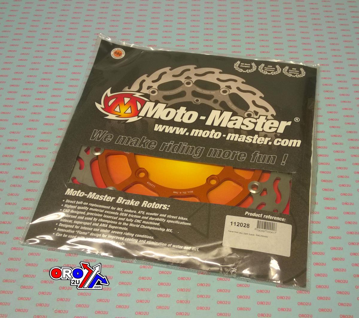 Dirt Racing N.l.a Offer Part Number 40-424, Disc Brake 320 Front RMZ450, Moto-master 112028 Suzuki