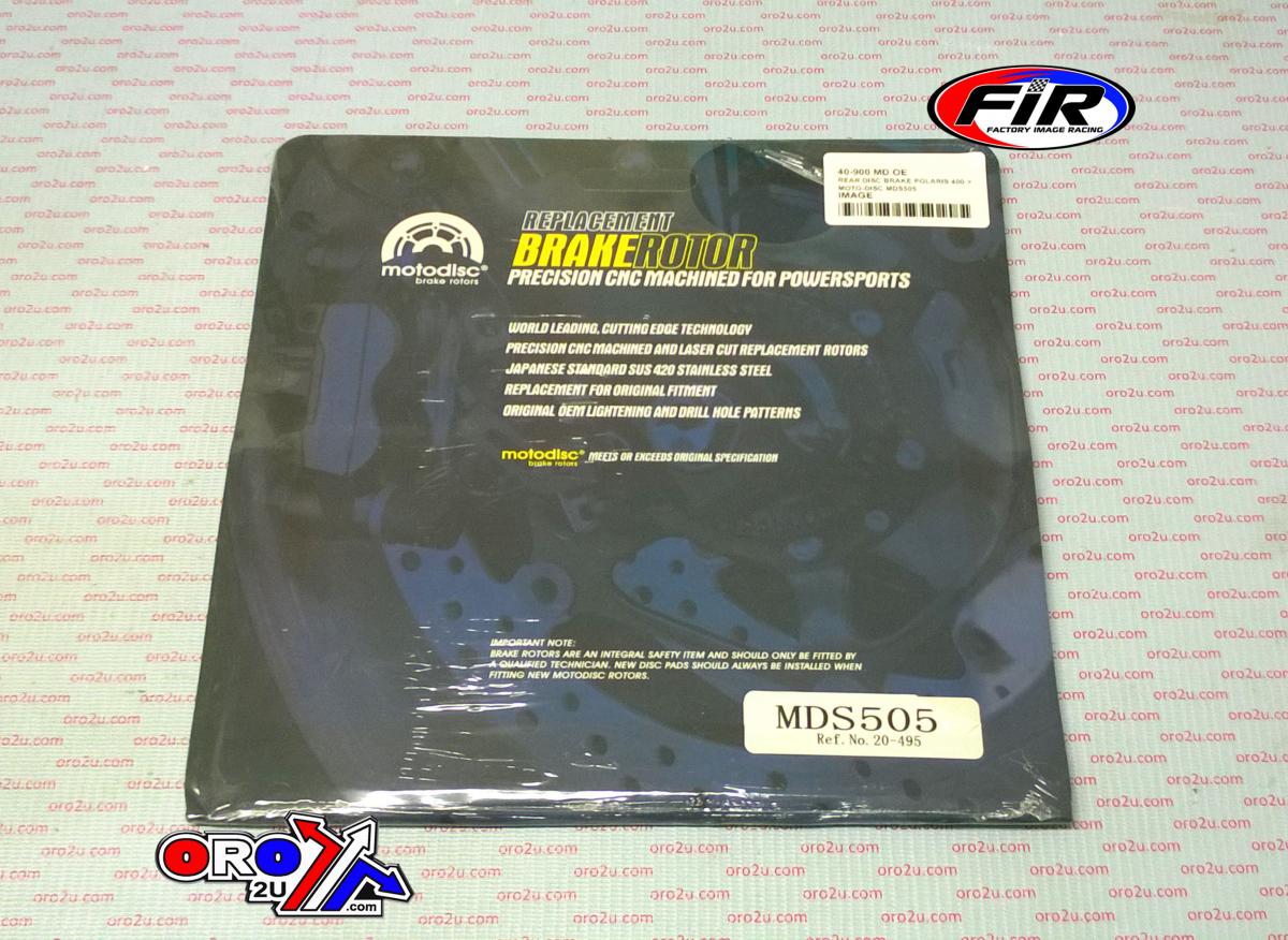 MTX Parts Rear Disc Brake Polaris ATV UTV Moto-disc MDS505