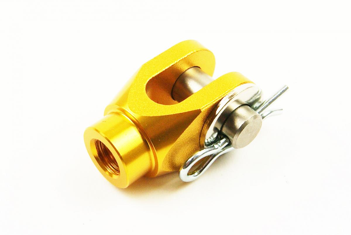 FIR Brake Clevis Rear Gold KX KXF, Fir Asrbc-01, Cnc Alloy
