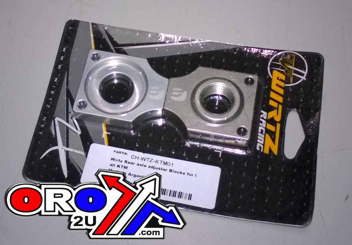 Wirtz Axle Blocks KTM Silver, Ch-wtz-KTM01