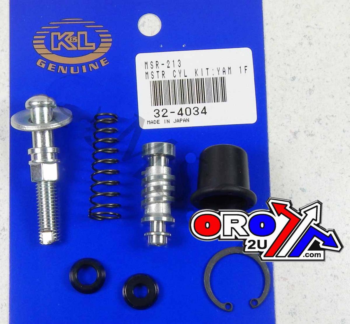 K&L Supply Master Cylinder Rebuild Kit, 1fk-w0042-50-00 Rear Yamaha, K&l 32-4034, MX-05606