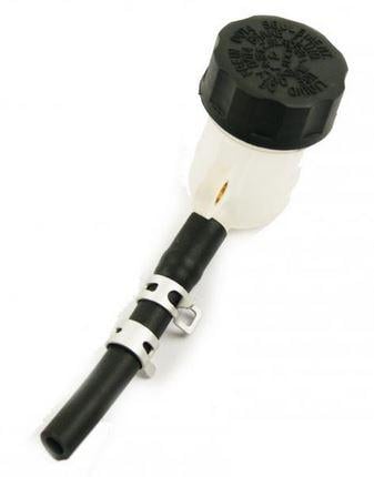FIR Rear Brake Fluid Reservoir Round with Cap and Short Pipe., Fir
