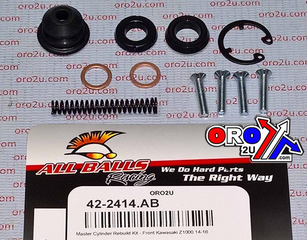 All Balls Racing Brake Master Cyl Rebuild Kit Allballs, Allballs 18-1093 Kaw Z1000 14-16 Road Front