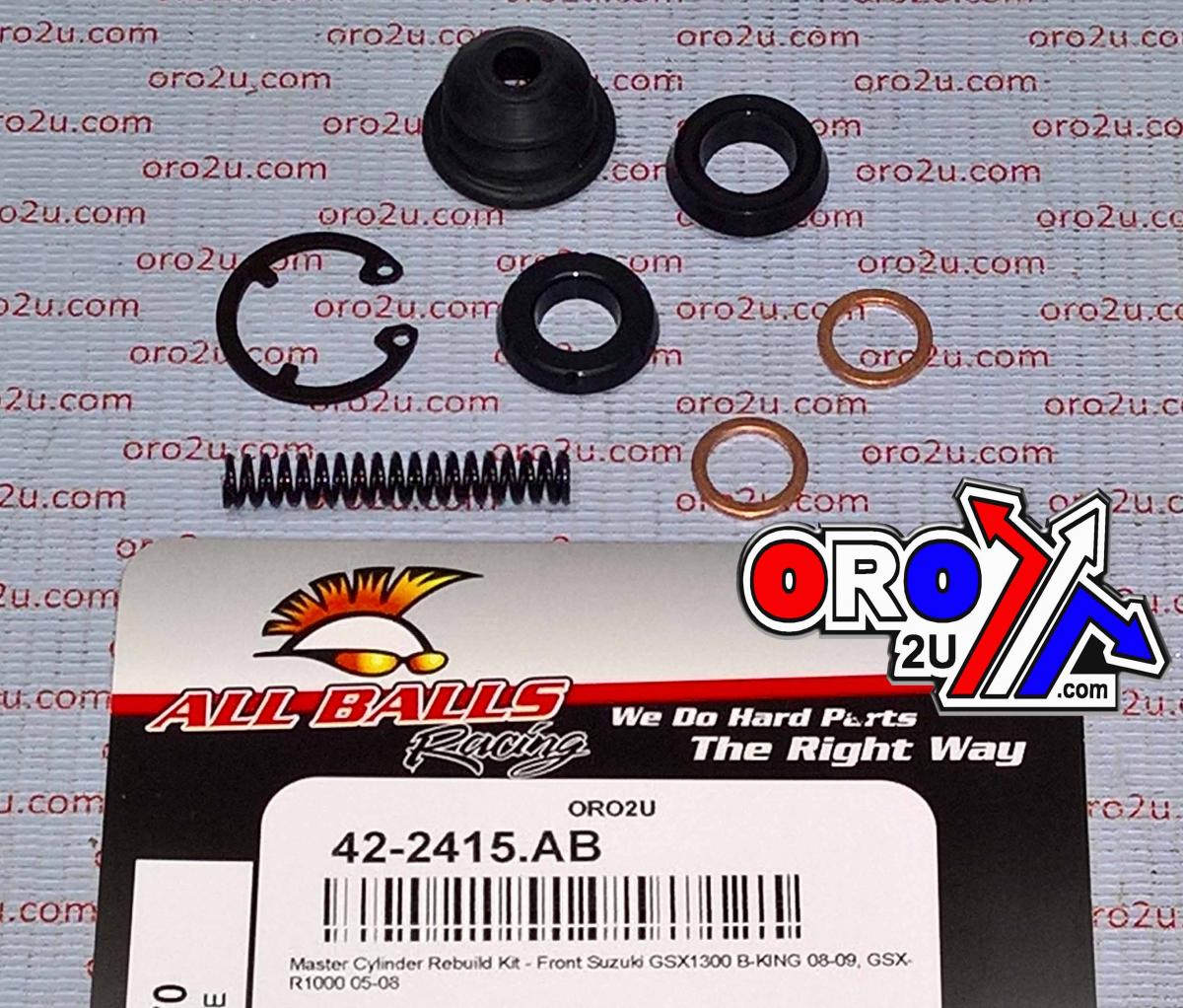 All Balls Racing Brake Master Cyl Rebuild Kit Allballs, Allballs 18-1070 Suzuki Gsxr1000 08-09/b-king Road Front