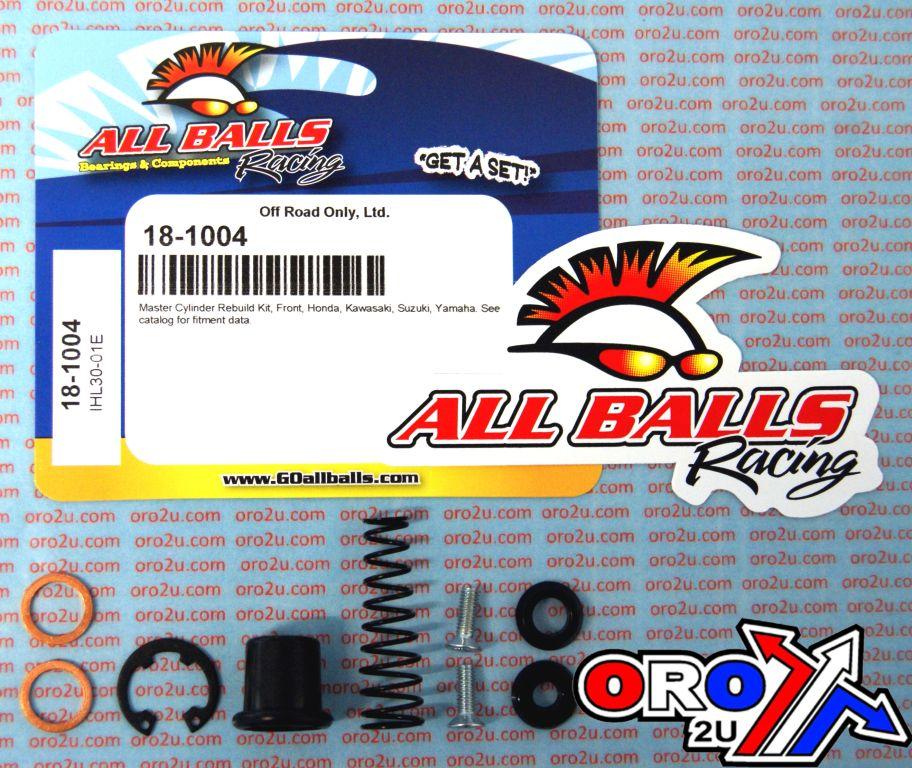 All Balls Racing Brake Master Cyl Rebuild Kit Allballs, Allballs 18-1004 Arctic-cat/can-am/hon/kaw/suz/yam