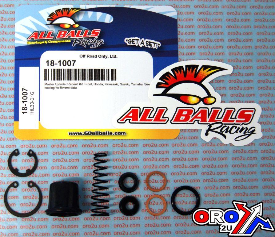 All Balls Racing Brake Master Cyl Rebuild Kit Allballs, Allballs 18-1007 Gasgas/hon/kaw/rieha/suz/yam Rear