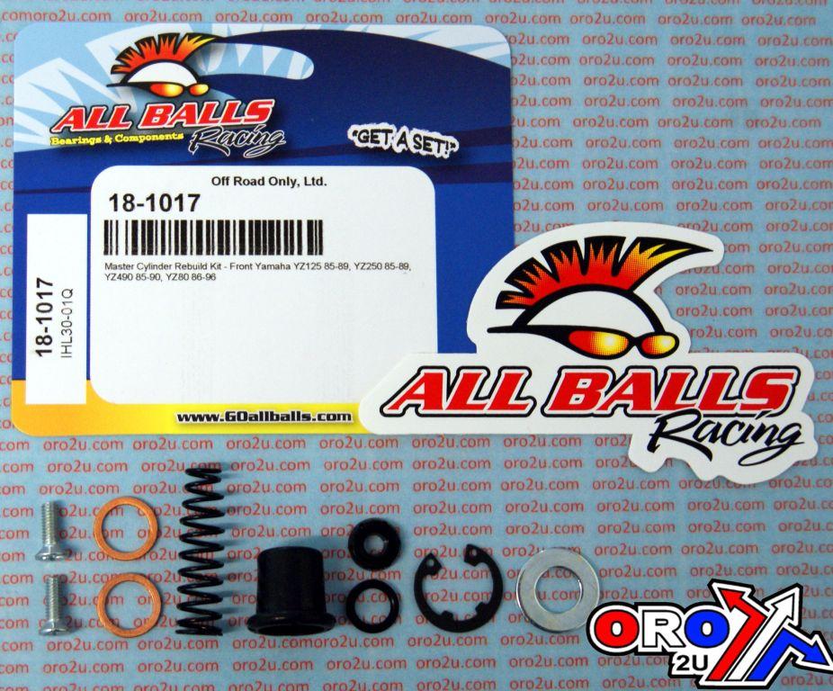All Balls Racing Brake Master Cyl Rebuild Kit Allballs, Allballs 18-1017 Yamaha Ysr/YZ 05-96 Dirt Front