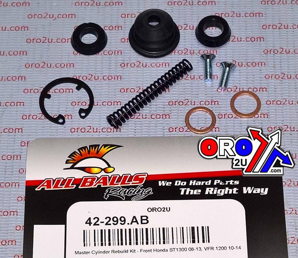 All Balls Racing Brake Master Cyl Rebuild Kit Allballs, Allballs 18-1066 Honda St1300/vfr1200 Road Front