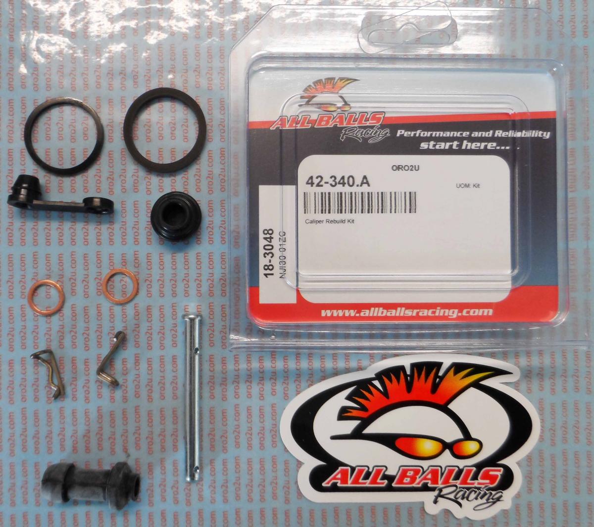 All Balls Racing Brake Caliper Rebuild Kit Allballs, Allballs 18-3048 Gasgas/husa/husky/KTM/sherco Rear