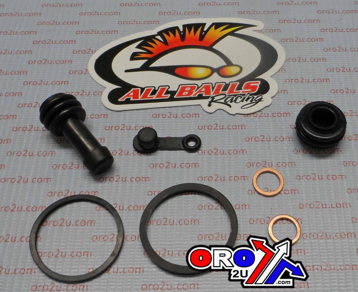All Balls Racing Brake Caliper Rebuild Kit Allballs, Allballs 18-3039 Kaw KVF300/mule/suz Lt-a/f500 Rear
