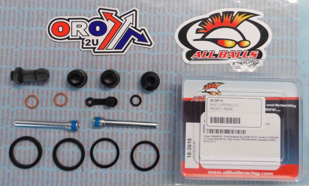 All Balls Racing Brake Caliper Rebuild Kit Allballs, Allballs 18-3016 Kaw/yam Front/hon/kaw Rear
