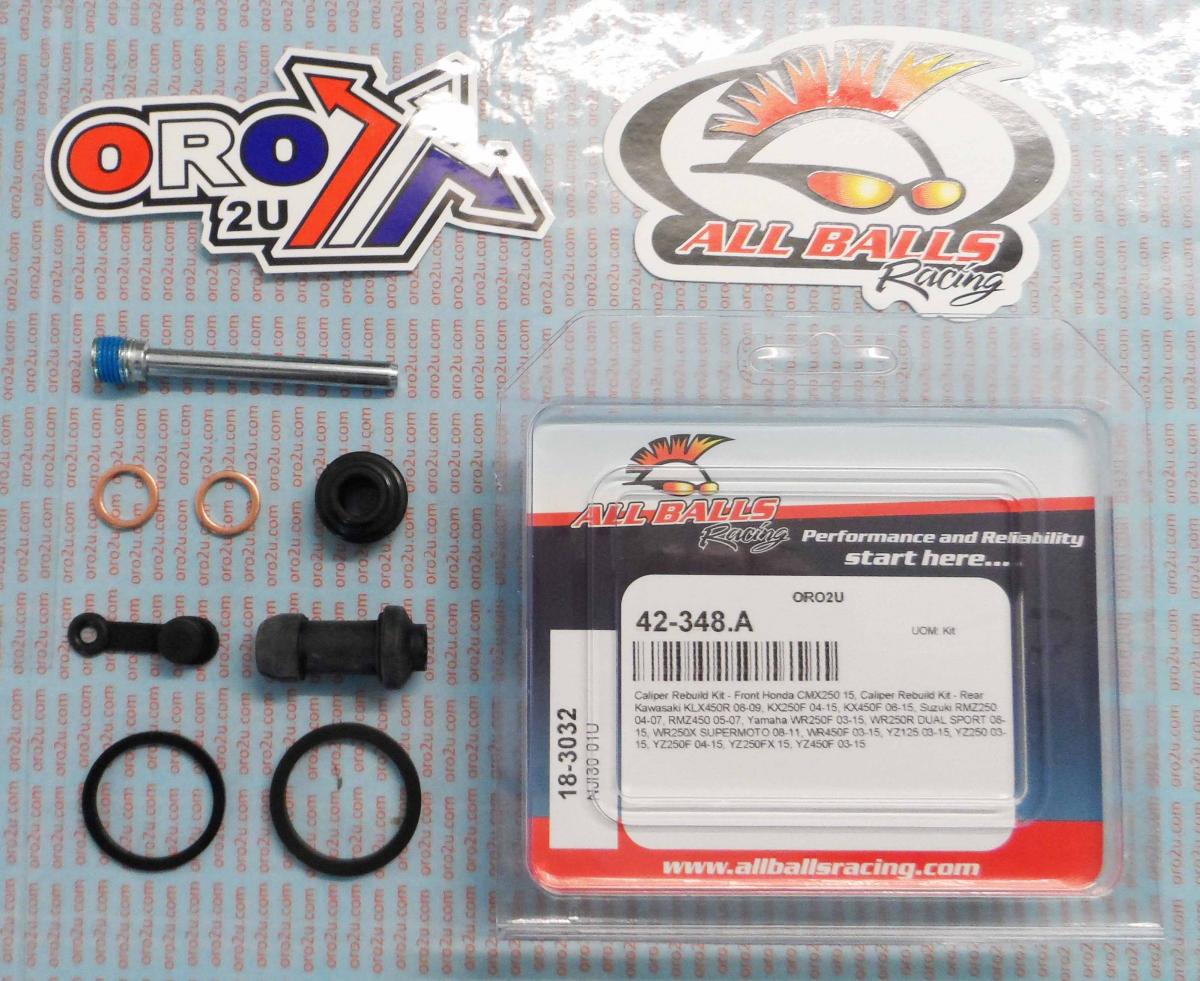 All Balls Racing Brake Caliper Rebuild Kit Allballs, Allballs 18-3032 Gasgas/kaw/rieju/suz/yam Rear