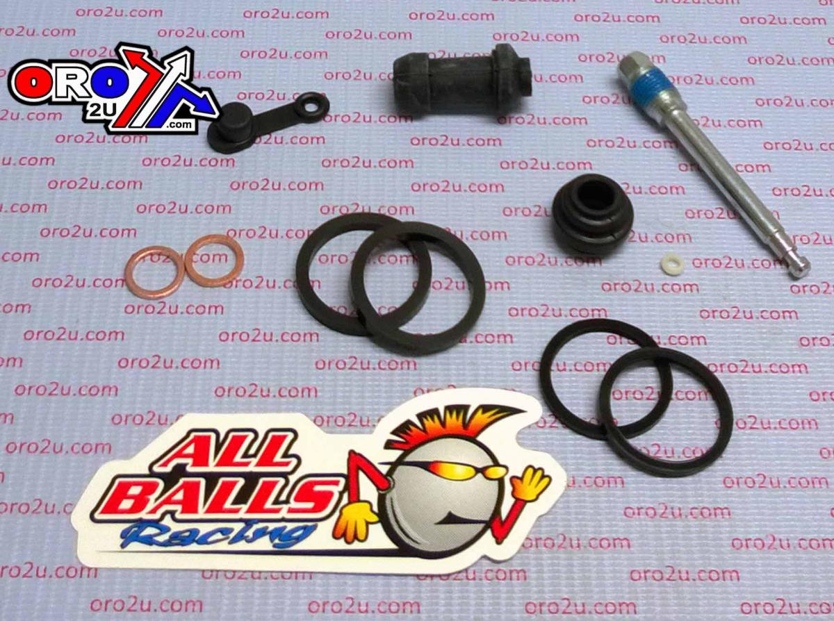 All Balls Racing Brake Caliper Rebuild Kit Allballs, Allballs 18-3063 Hon Road 09-22 Front and Rear