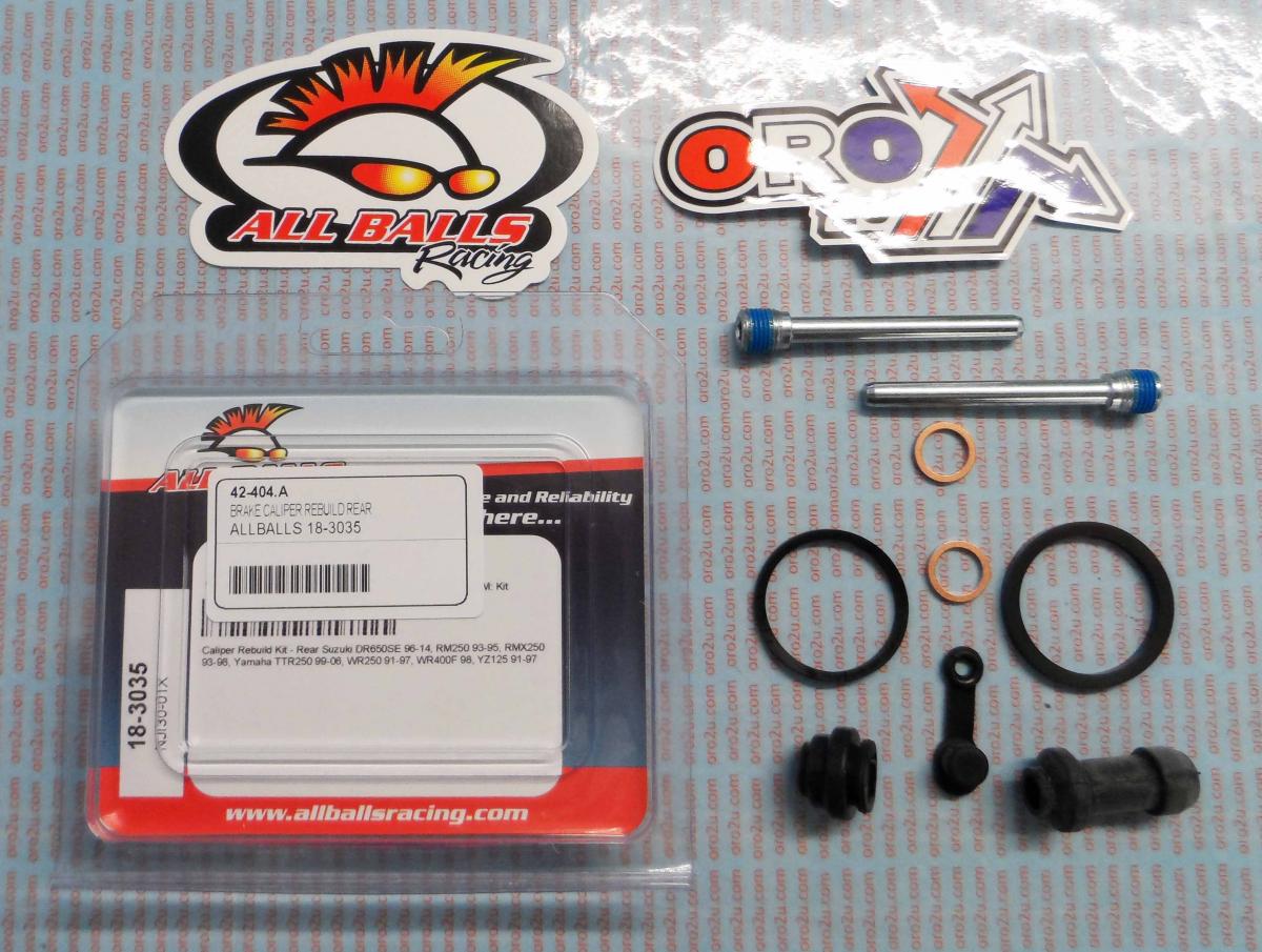 All Balls Racing Brake Caliper Rebuild Kit Allballs, Allballs 18-3035 Suz/yam 91-20 Rear