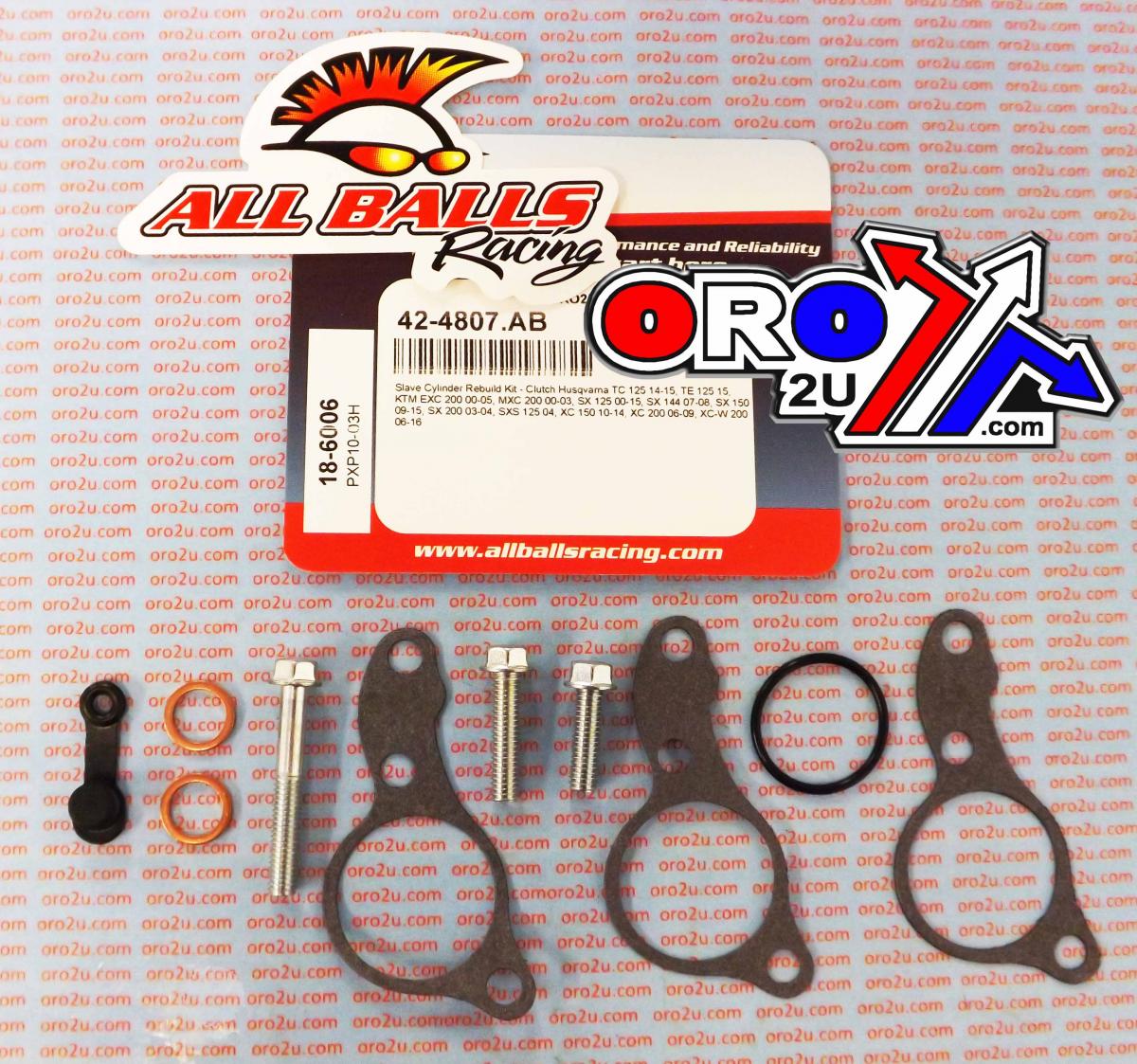 All Balls Racing Clutch Slave Cyl Rebuild Kit Allballs, Allballs 18-6006 KTM/husky 125/144/150/200 00-16