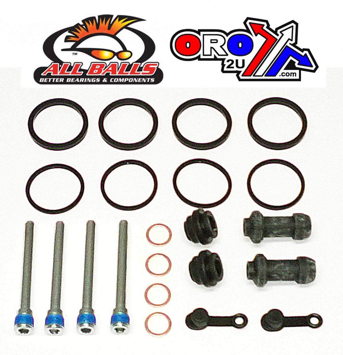 All Balls Racing Brake Caliper Rebuild Kit Allballs, Allballs 18-3069 Hon CBR600/VFR400/XR750 Front