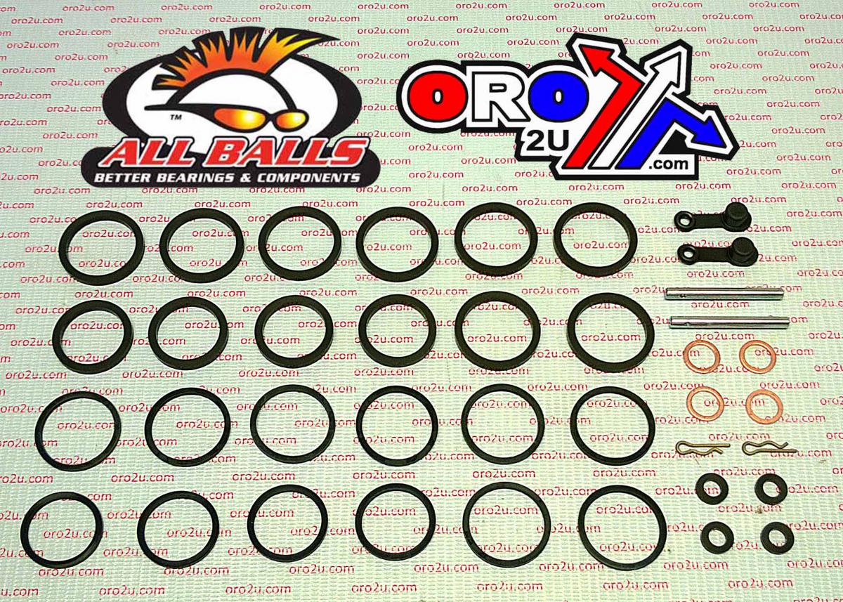 All Balls Racing Brake Caliper Rebuild Kit Allballs, Allballs 18-3113 Kaw/suz Road 96-07 Front