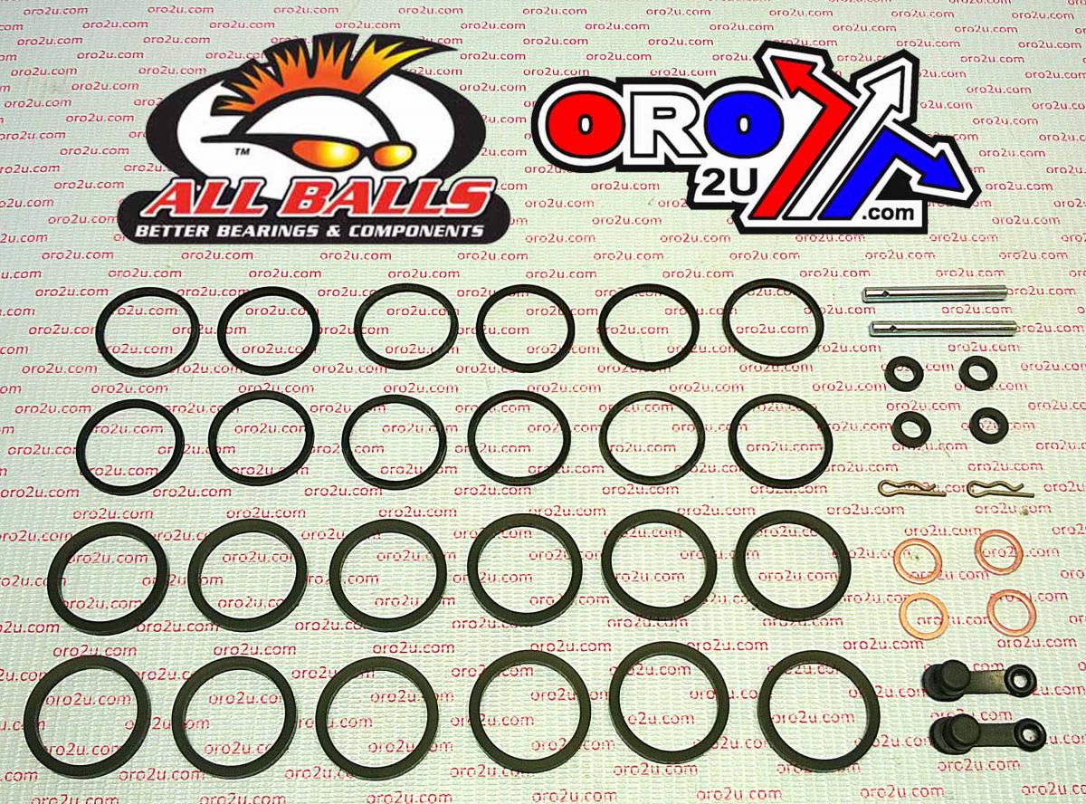 All Balls Racing Brake Caliper Rebuild Kit Allballs, Allballs 18-3116 Kaw ZX600/suz GSXR750/1100 Front