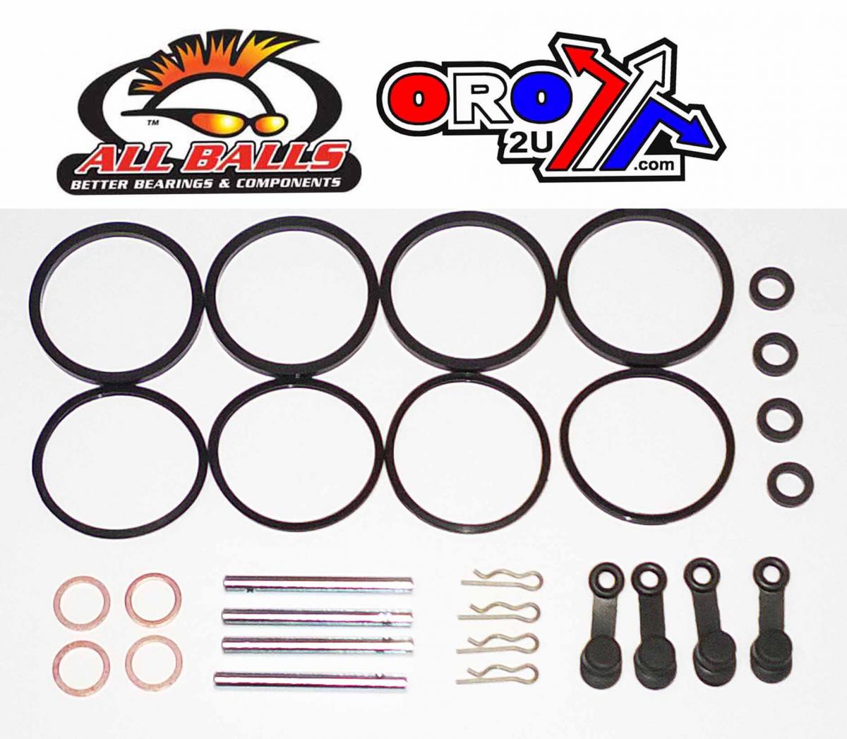 All Balls Racing Brake Caliper Rebuild Kit Allballs, Allballs 18-3121 Suz Gsx1100f 1993 Front
