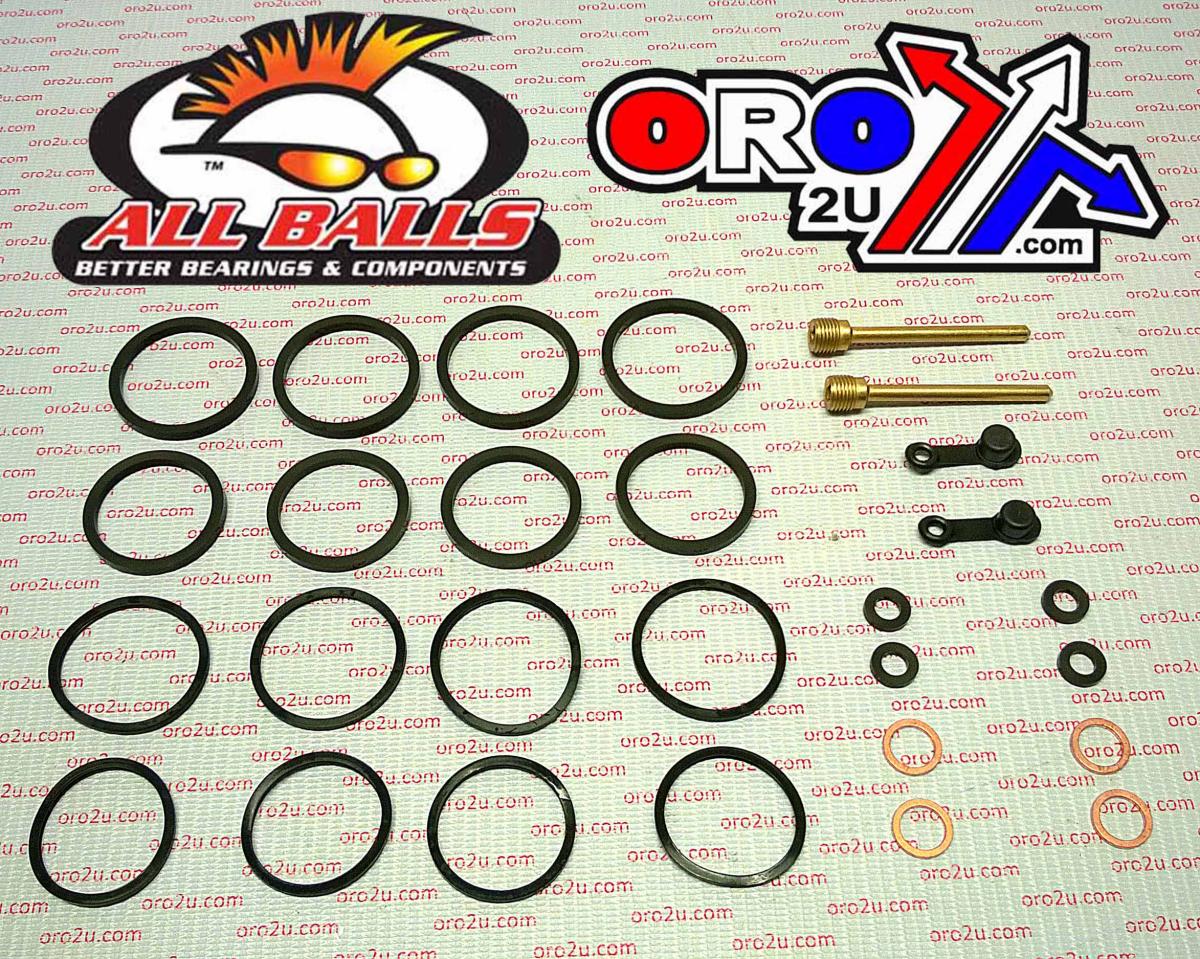All Balls Racing Brake Caliper Rebuild Kit Allballs, Allballs 18-3126 Kaw Vn/zzr/suz Gsxr/sv 02-07 Front