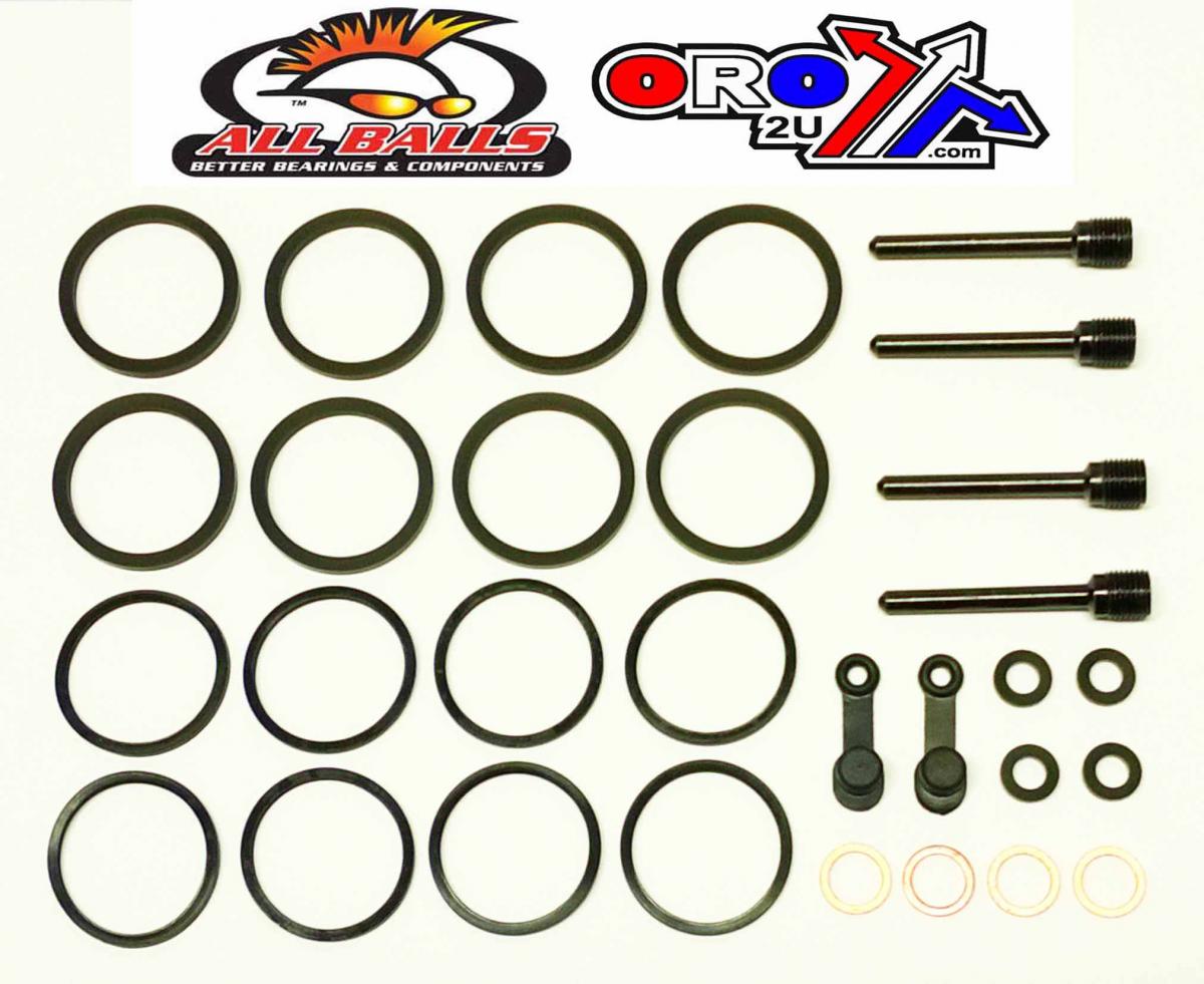 All Balls Racing Brake Caliper Rebuild Kit Allballs, Allballs 18-3128 Kaw Z/ZX10/suz Gsx-r 1000 Front