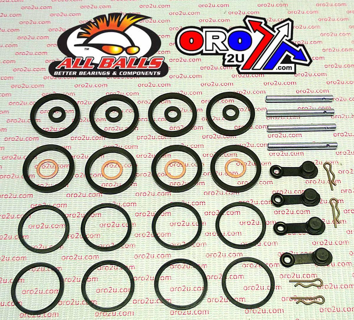All Balls Racing Brake Caliper Rebuild Kit Allballs, Allballs 18-3135 Suz GSX600/750f 88-97 Front