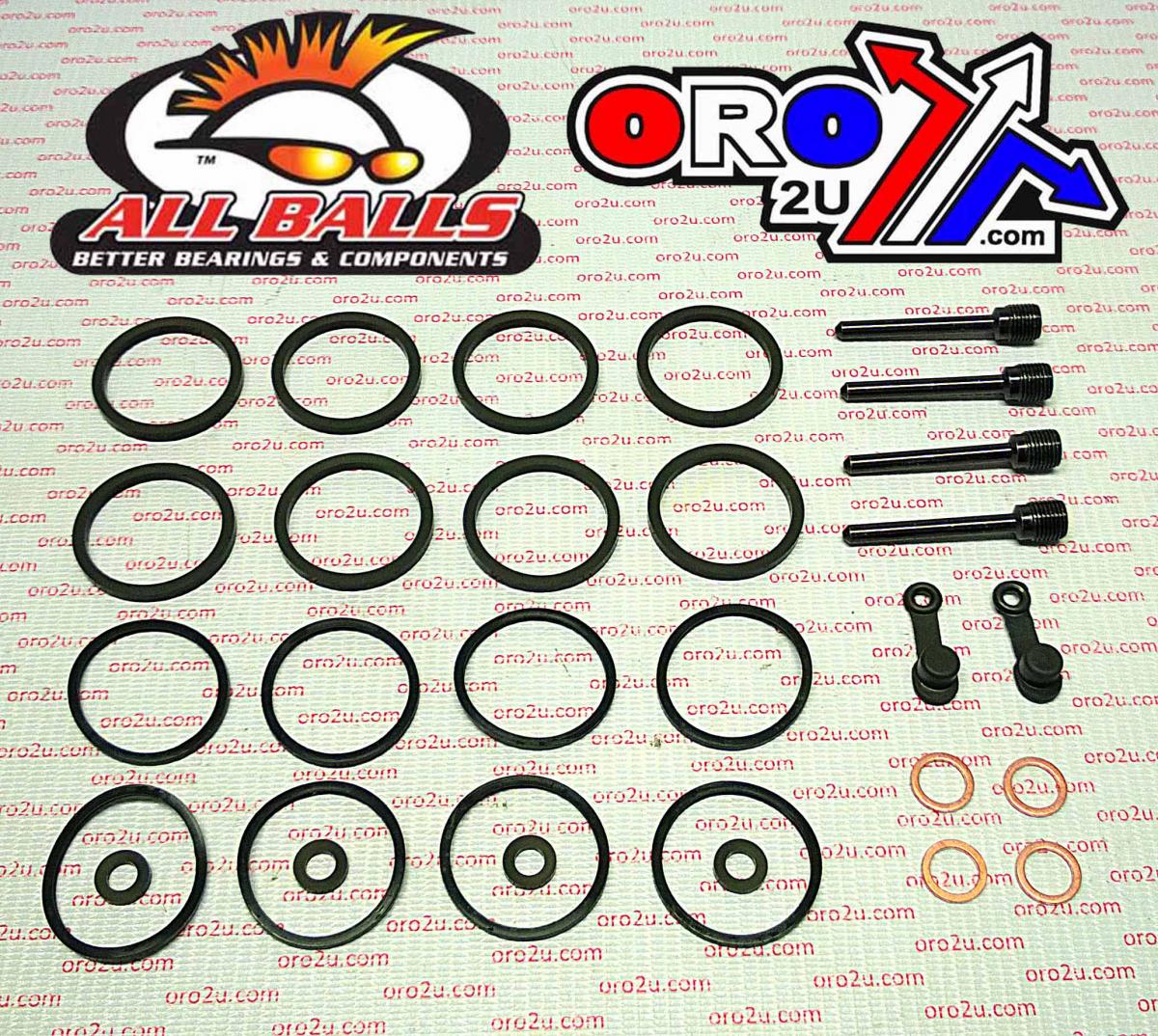 All Balls Racing Brake Caliper Rebuild Kit Allballs, Allballs 18-3145 Kaw Vn1600/ZX600/10/12r 03-08 Front