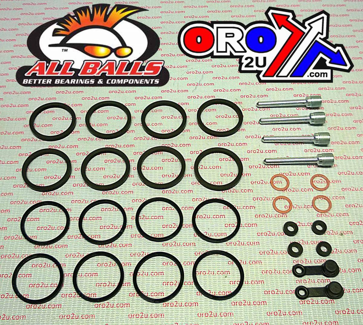 All Balls Racing Brake Caliper Rebuild Kit Allballs, Allballs 18-3146 Kaw Z1000/ZX600/14r/zg1400 06-22 Front