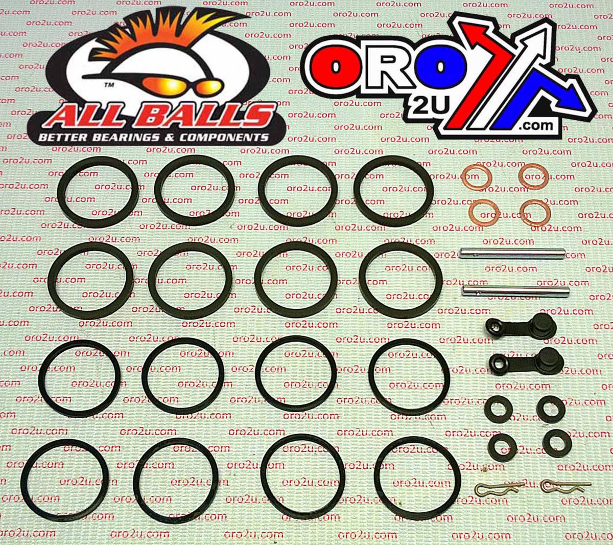 All Balls Racing Brake Caliper Rebuild Kit Allballs, Allballs 18-3149 Kaw Kr-1/zr/zxr/zx 400-1100 Front