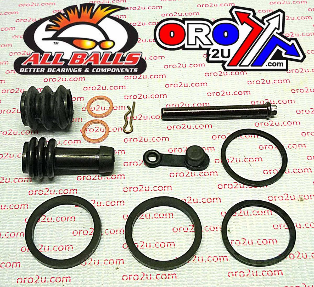 All Balls Racing Brake Caliper Rebuild Kit Allballs, Allballs 18-3152 Kaw VN900 Front/ZR750 01-05 Rear