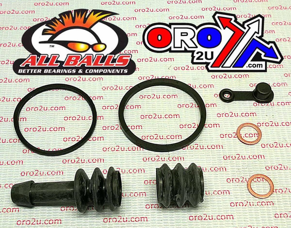 All Balls Racing Brake Caliper Rebuild Kit Allballs, Allballs 18-3153 Kaw Road Front and Rear