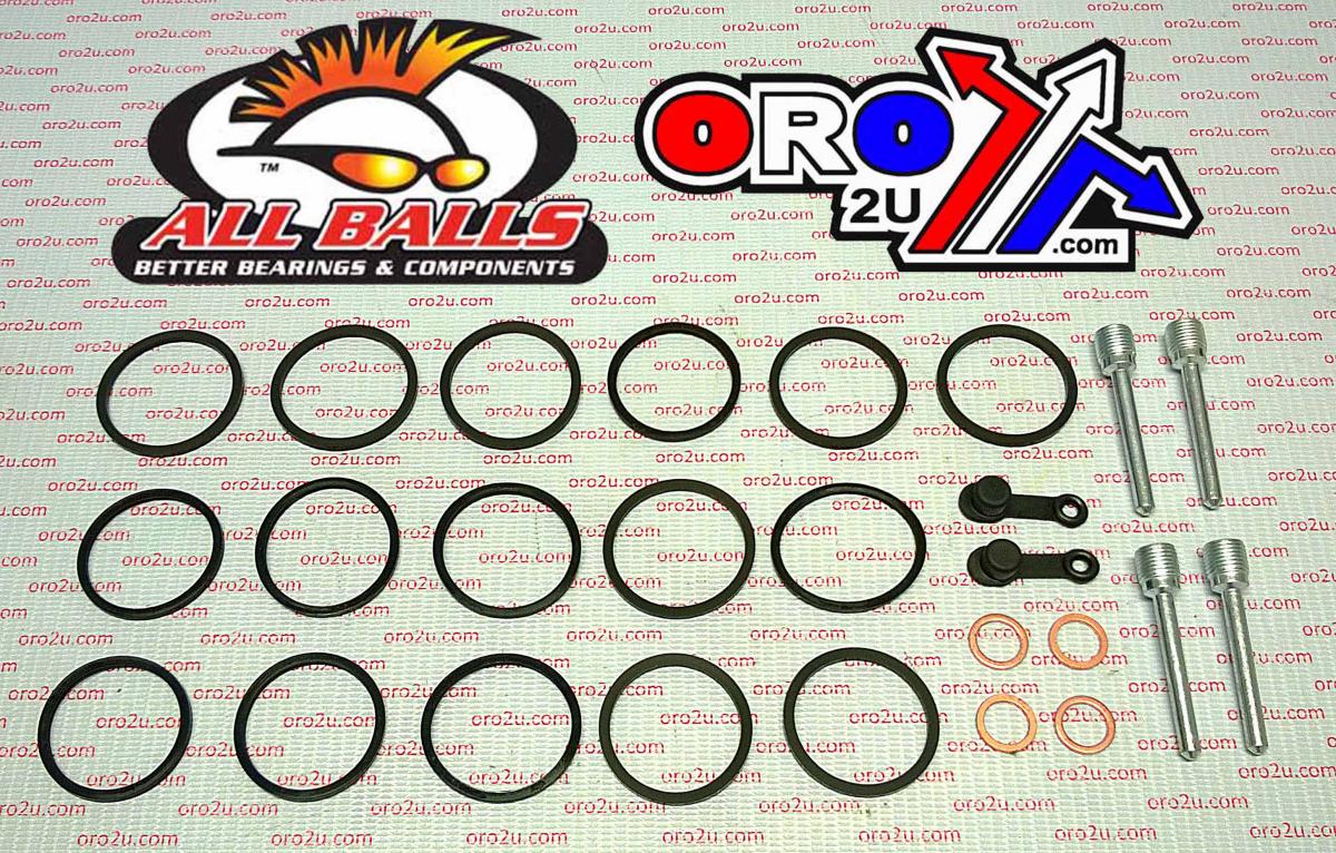 All Balls Racing Brake Caliper Rebuild Kit Allballs, Allballs 18-3158 Kaw ZX600 13-22 Front