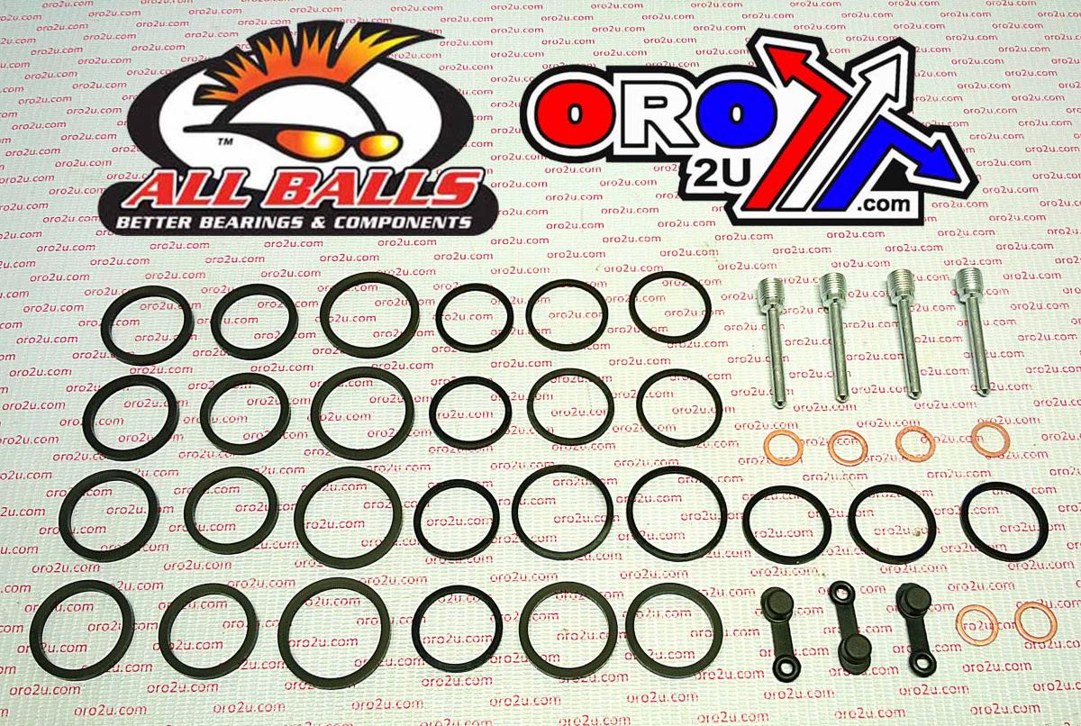 All Balls Racing Brake Caliper Rebuild Kit Allballs, Allballs 18-3161 Hon Vfr1200 10-14 Front