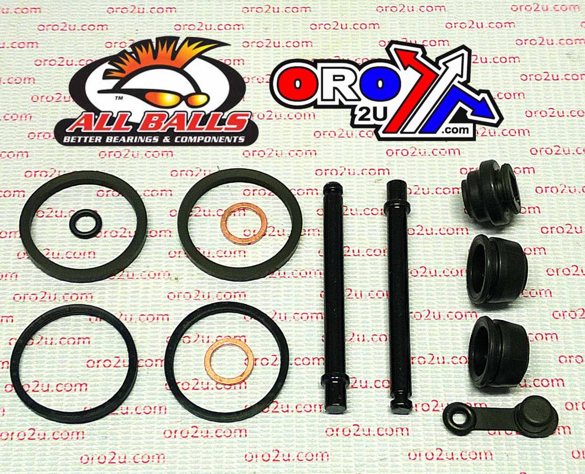 All Balls Racing Brake Caliper Rebuild Kit Allballs, Allballs 18-3163 Hon Road Front and Rear