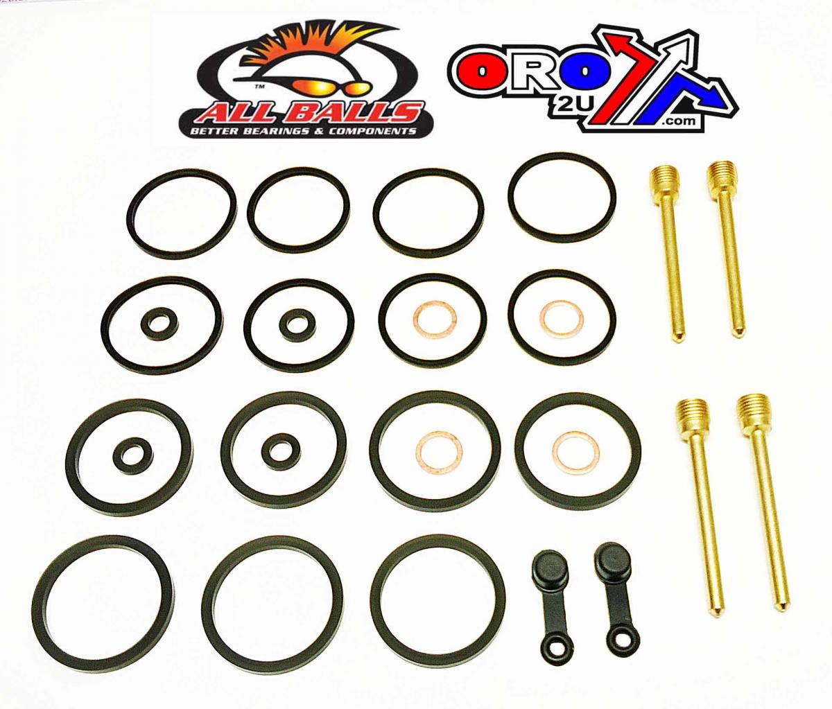 All Balls Racing Brake Caliper Rebuild Kit Allballs, Allballs 18-3176 Hon Cb/vfr/cbr 600-1000 Front
