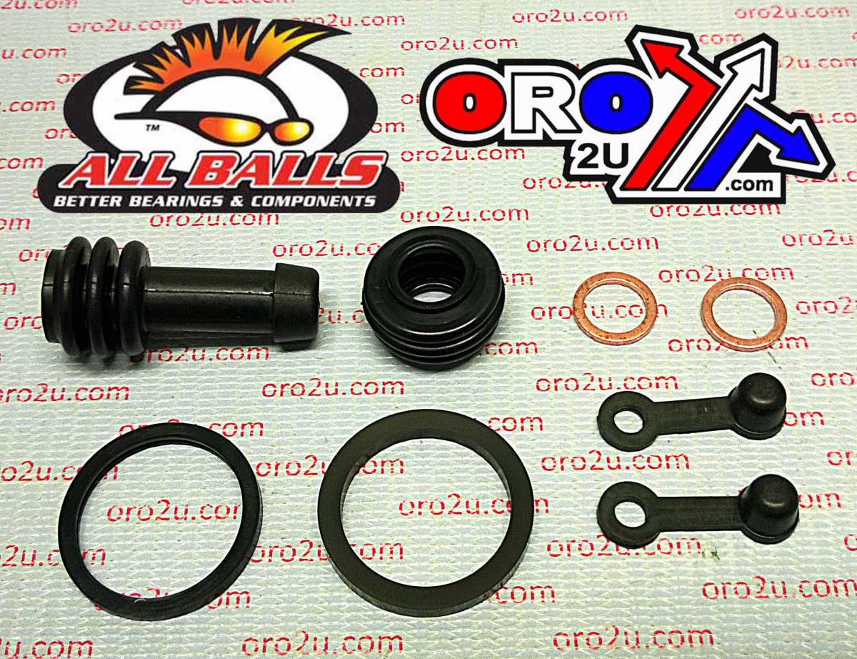 All Balls Racing Brake Caliper Rebuild Kit Allballs, Allballs 18-3186 Polaris ATV 89-22 Front and Rear
