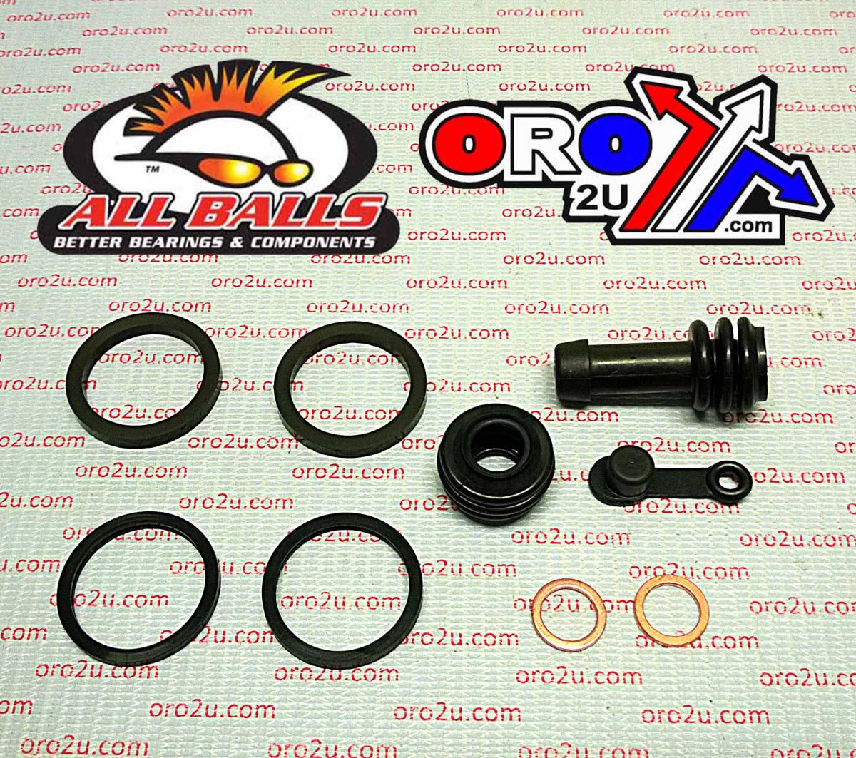 All Balls Racing Brake Caliper Rebuild Kit Allballs, Allballs 18-3187 Polaris ATV 08-22 Front and Rear