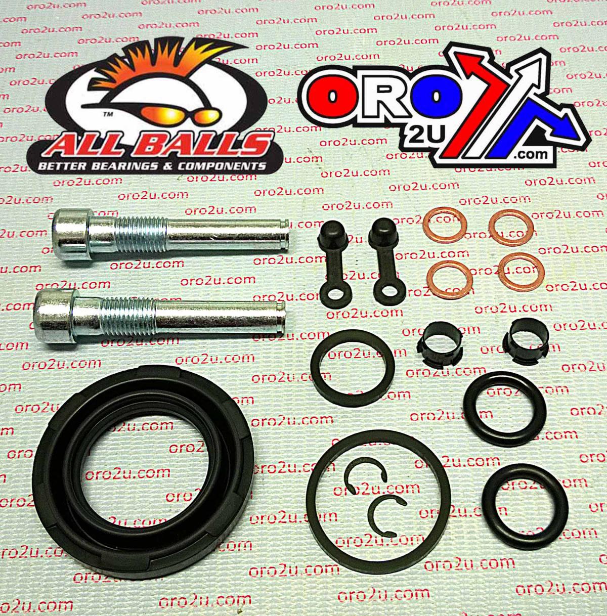 All Balls Racing Brake Caliper Rebuild Kit Allballs, Allballs 18-3188 Polaris ATV 01-19 Rear