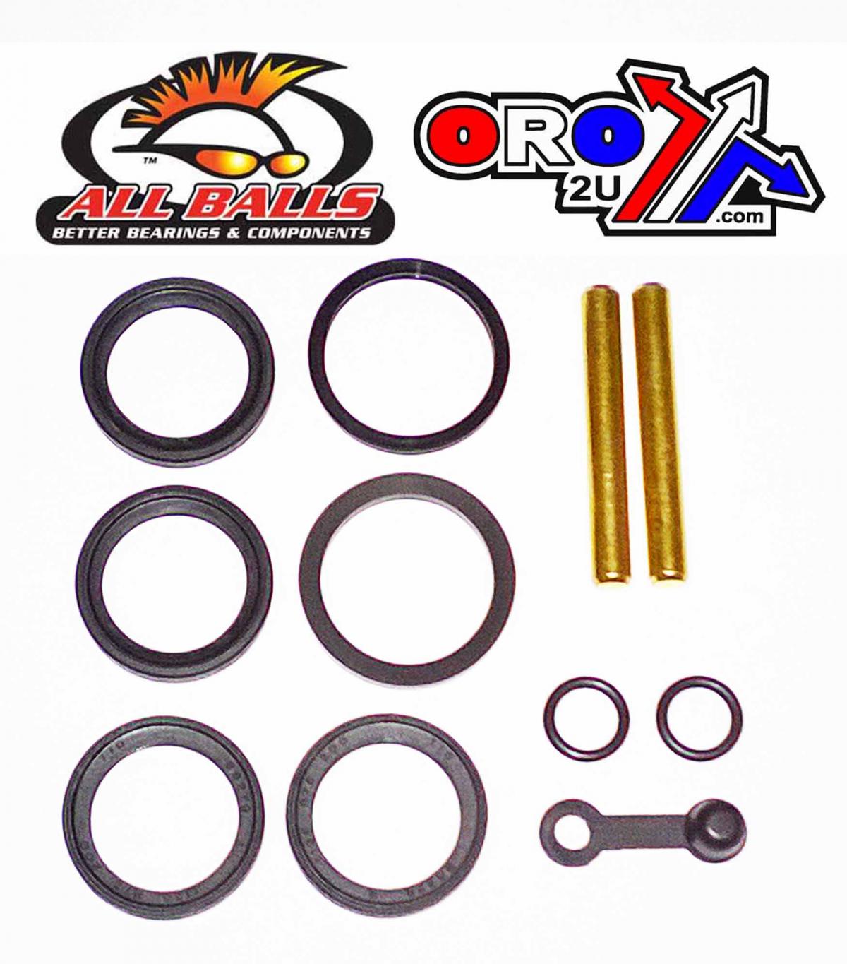 All Balls Racing Brake Caliper Rebuild Kit Allballs, Allballs 18-3190 Polaris ATV 93-99 Rear