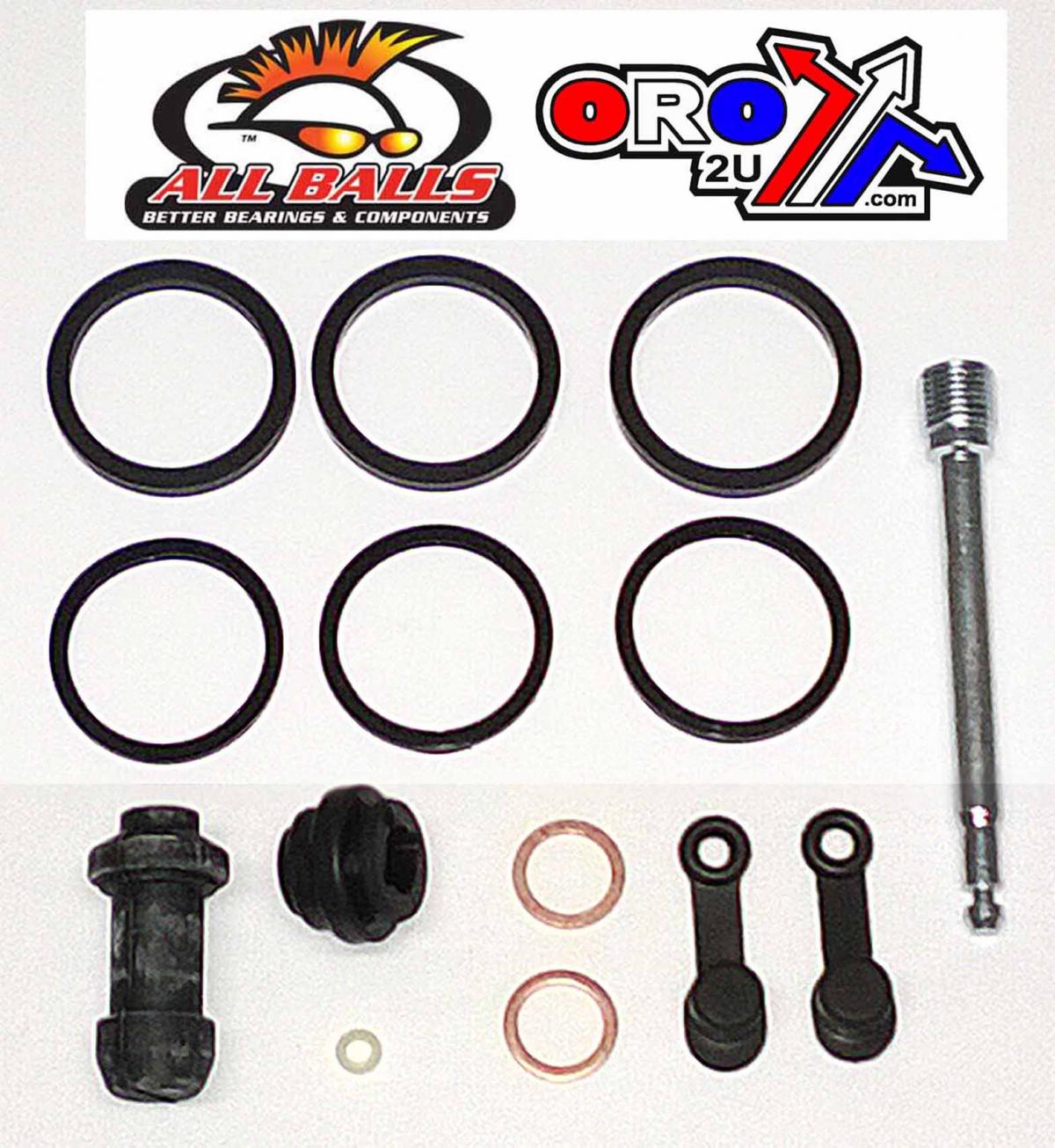 All Balls Racing Brake Caliper Rebuild Kit Allballs, Allballs 18-3235 Hon VFR800 02-12 Rear