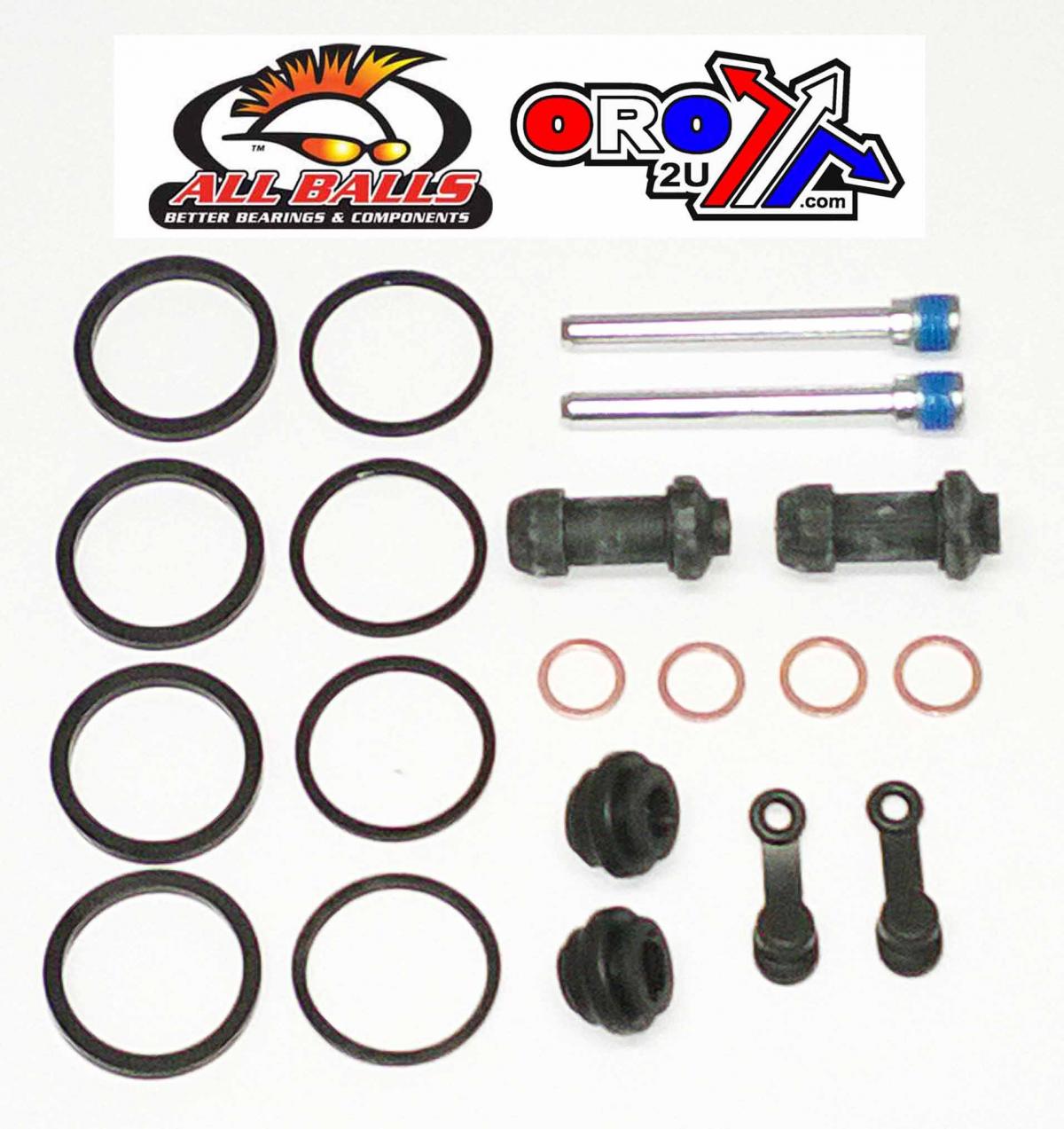 All Balls Racing Brake Caliper Rebuild Kit Allballs, Allballs 18-3256 Kaw KLR650 2022/z750 11-12 Front