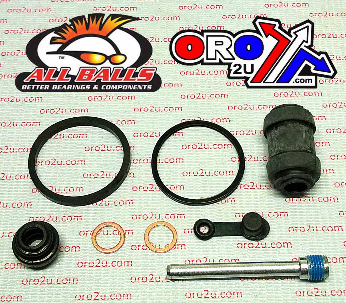 All Balls Racing Brake Caliper Rebuild Kit Allballs, Allballs 18-3257 Kaw Kle/klz/z750-1000 11-22 Rear